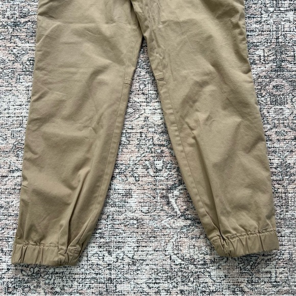 QUINCE Women's Organic Stretch Cotton Twill Utility Pant Light Khaki Size 6 - Picture 4 of 16